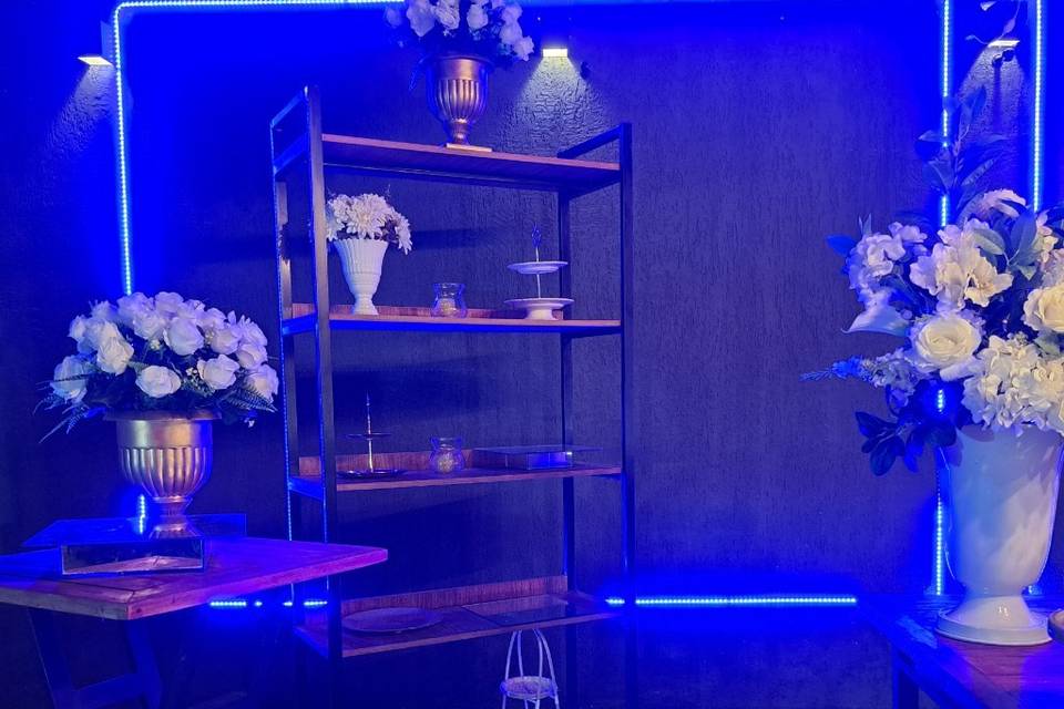 Preparativos para evento