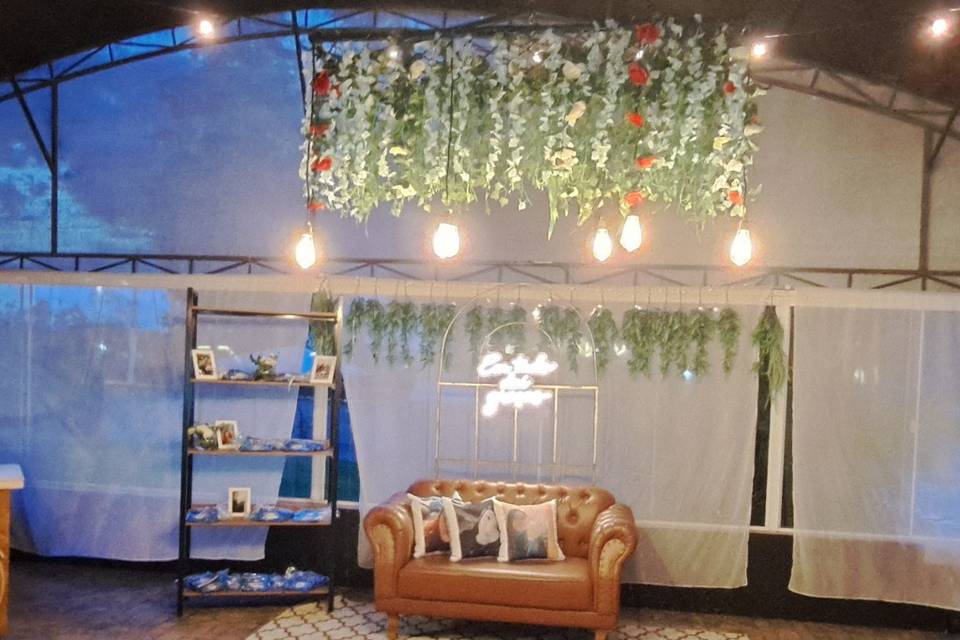 Preparativos para evento