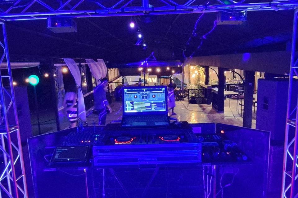 Preparativos para evento