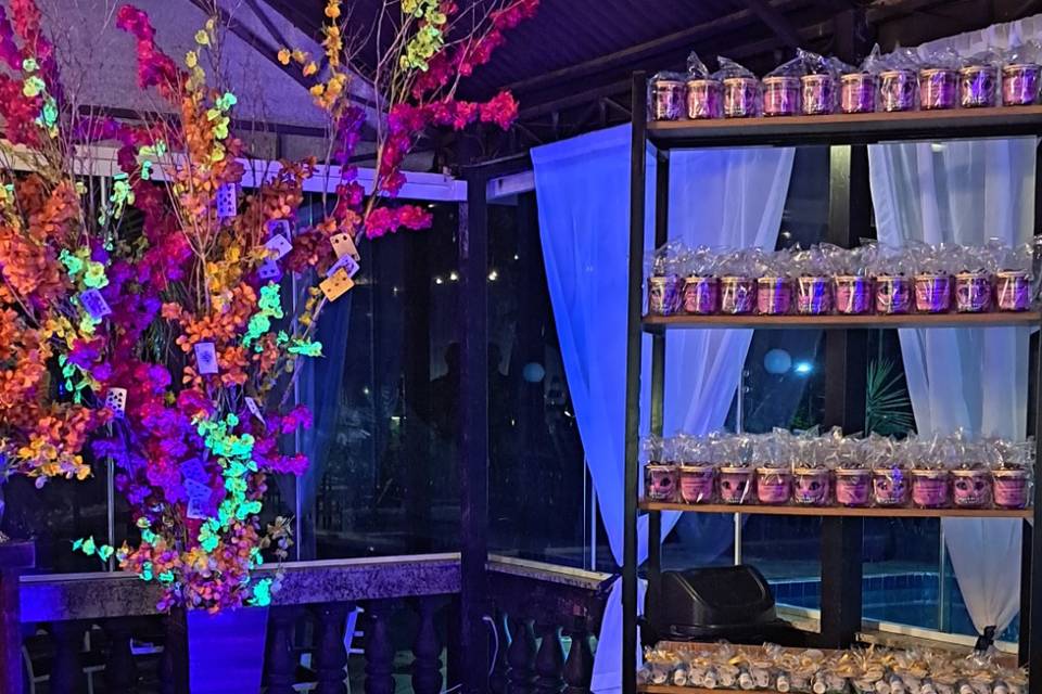 Preparativos para evento