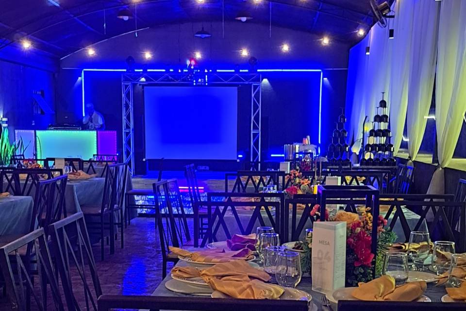 Preparativos para evento