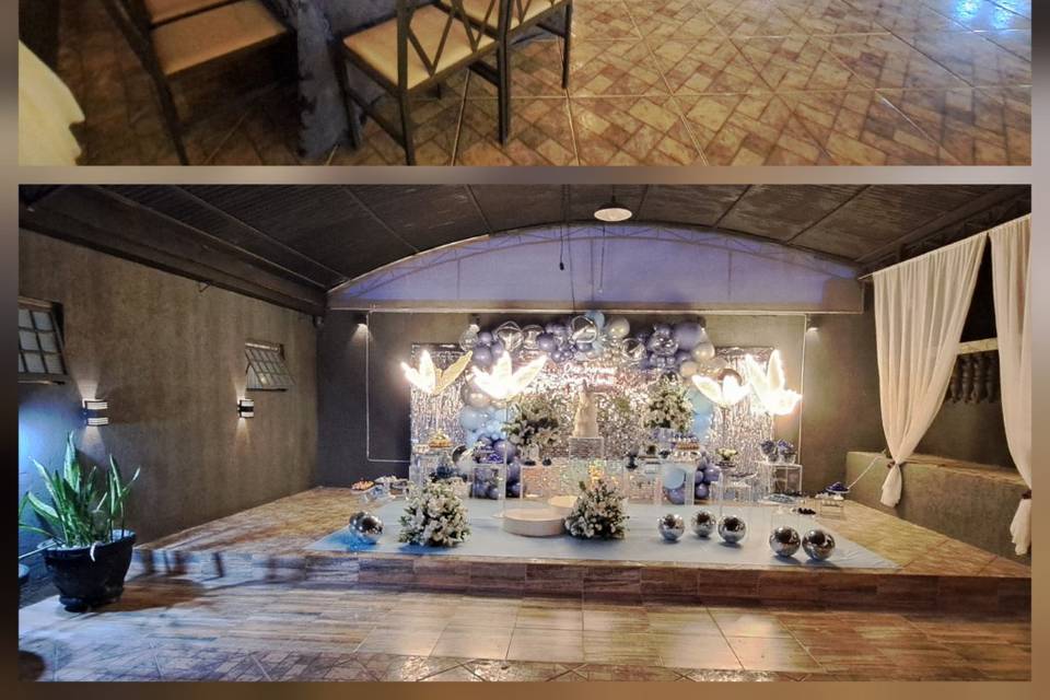 Preparativos para evento