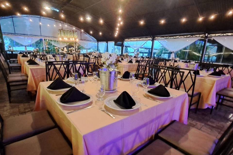 Preparativos para evento