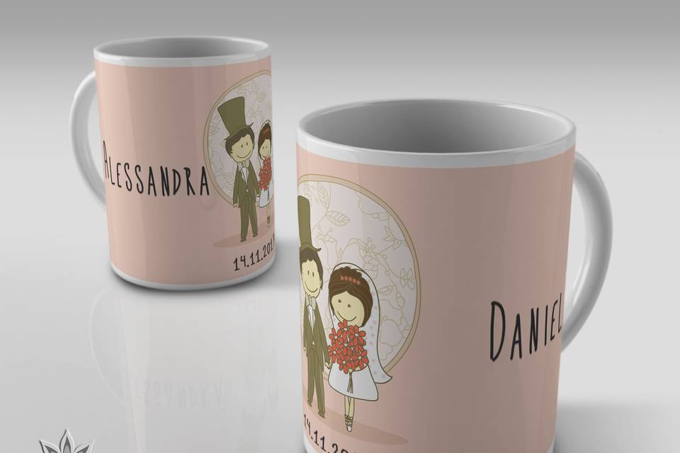 Caneca Casamento Madrinha 5