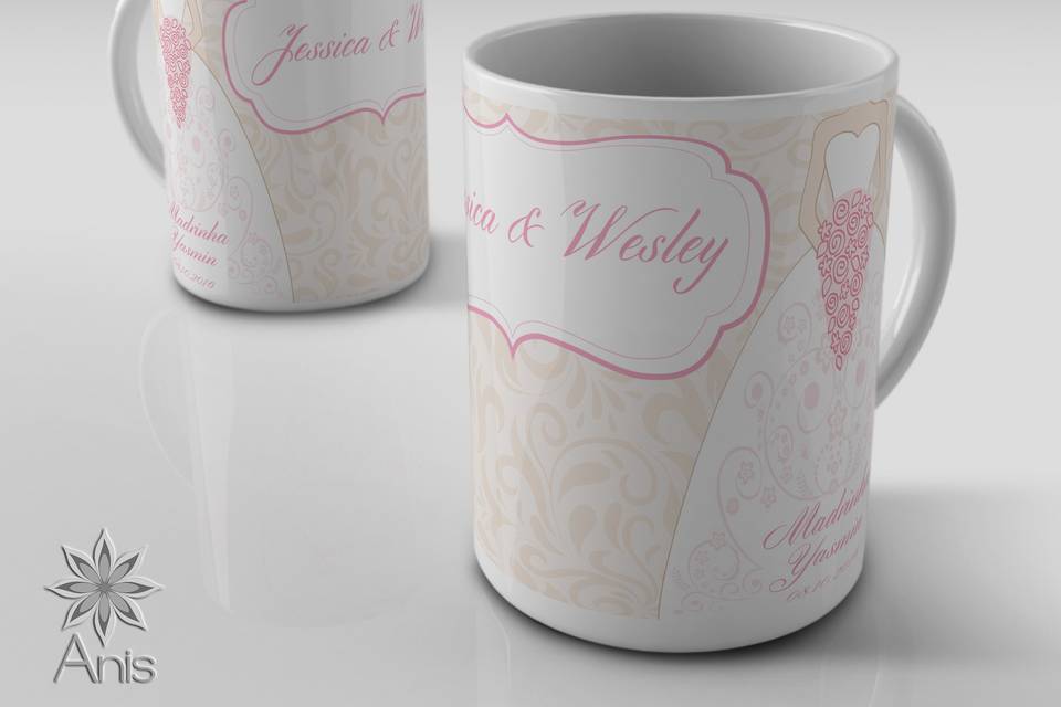 Caneca Casamento Madrinha 3