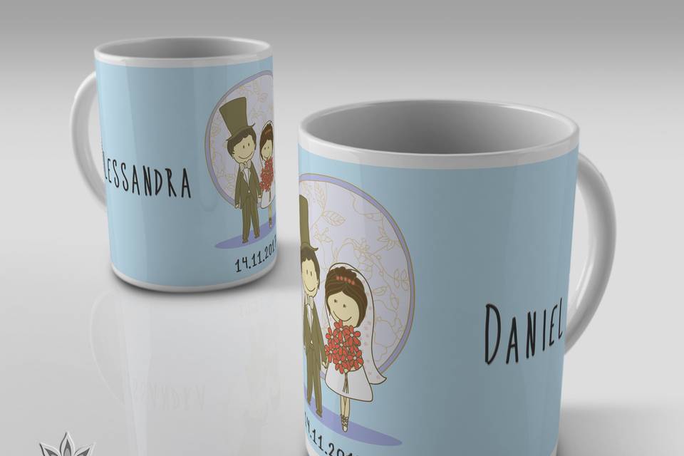 Caneca Casamento Padrinho 5