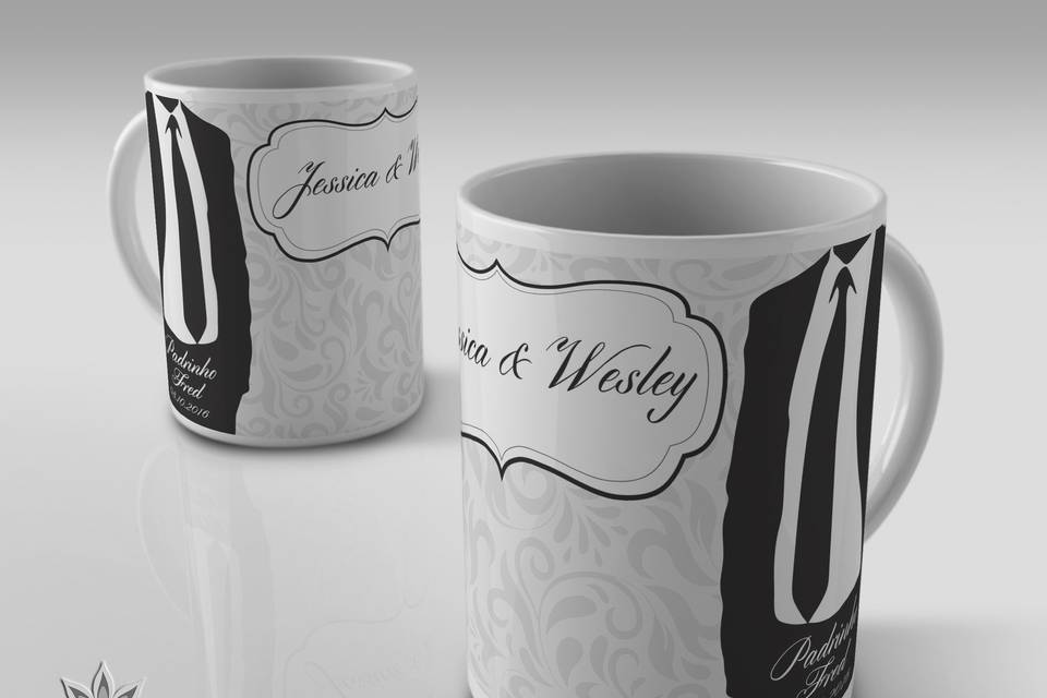 Caneca Casamento Padrinho 3