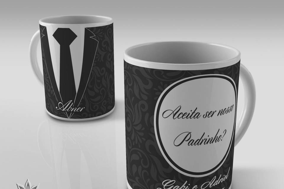 Caneca Casamento Padrinho 1