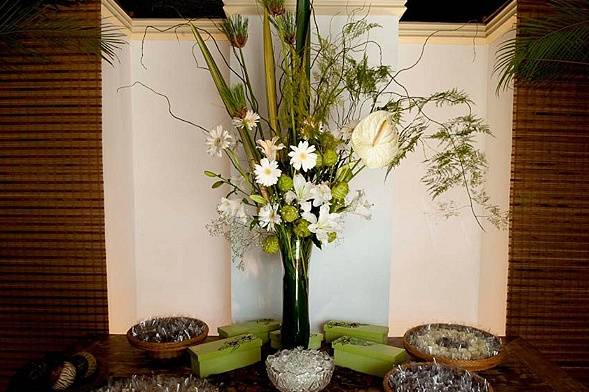 Arranjo floral de mesa