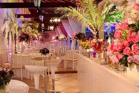 Decoração com flores