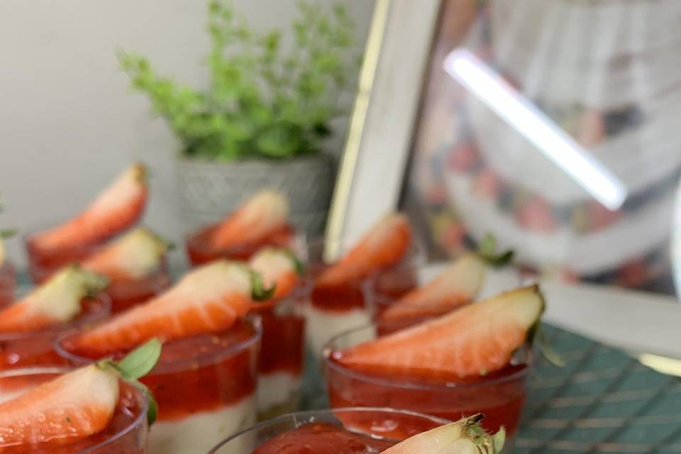 Verrine de Cheescake de Frutas