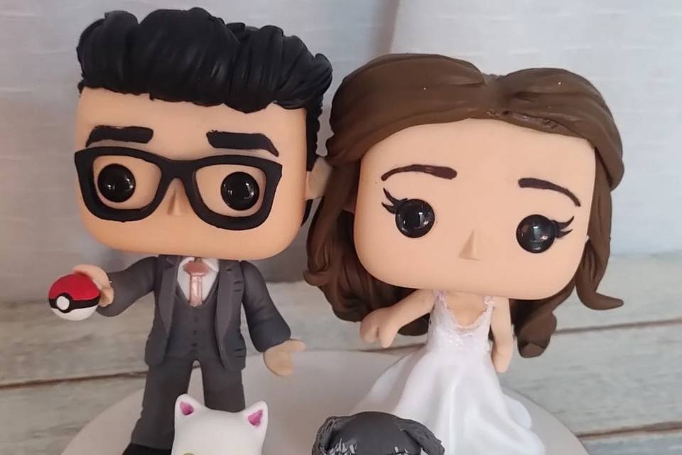 Funko pop casamento