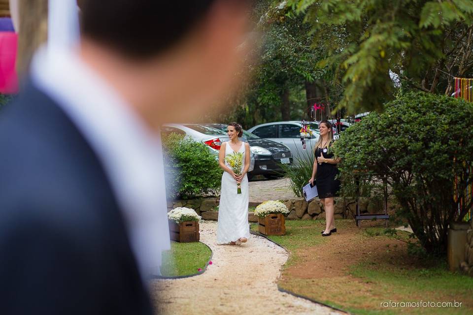 A entrada da noiva - Mariane