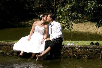 Casal e paisagem