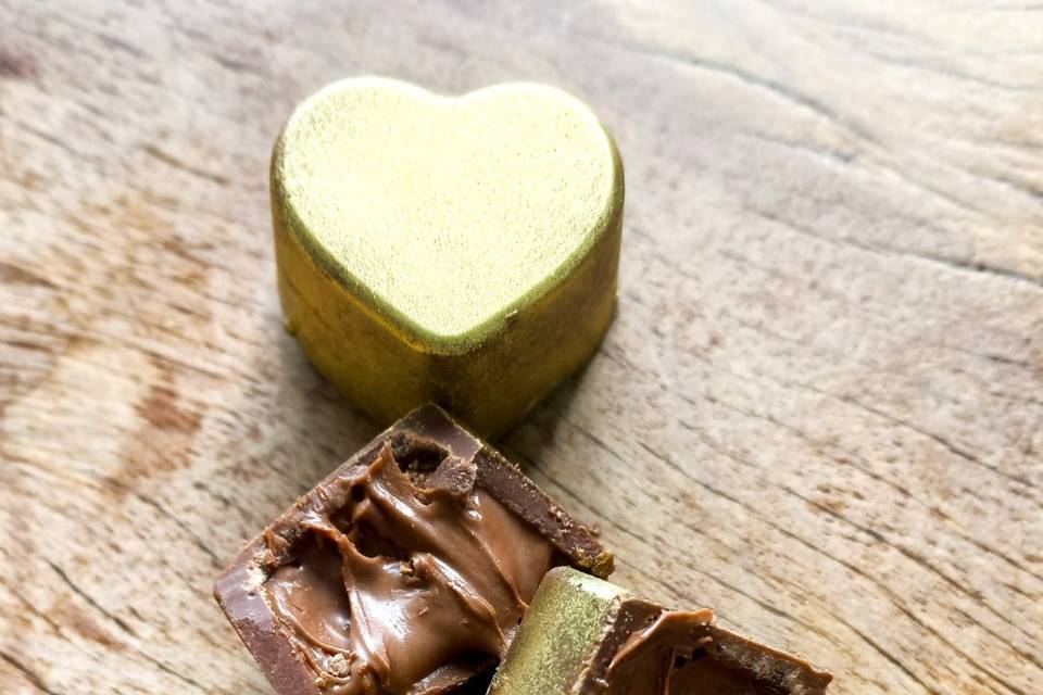 Coração de Nutella