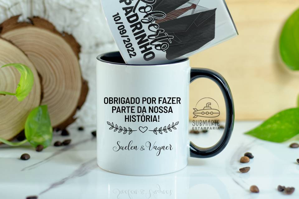 Caneca padrinho de casamento