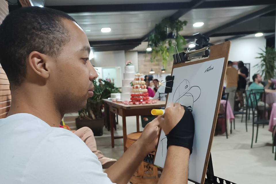 Desenhando ao vivo