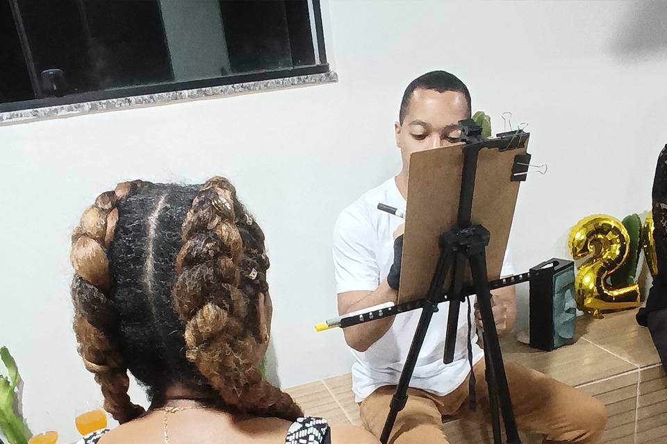 Desenhando ao vivo