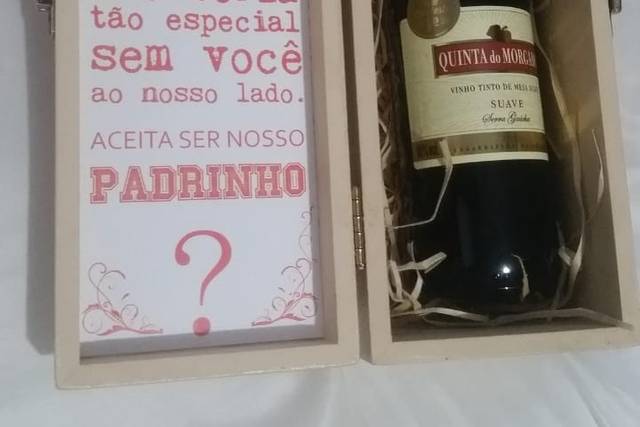 Caixa dos padrinhos