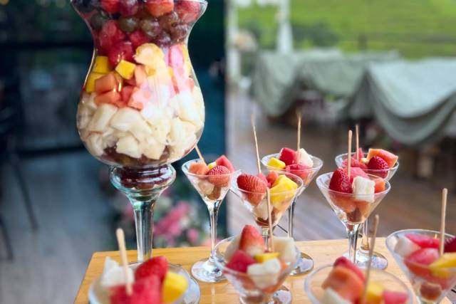 Recepção de frutas