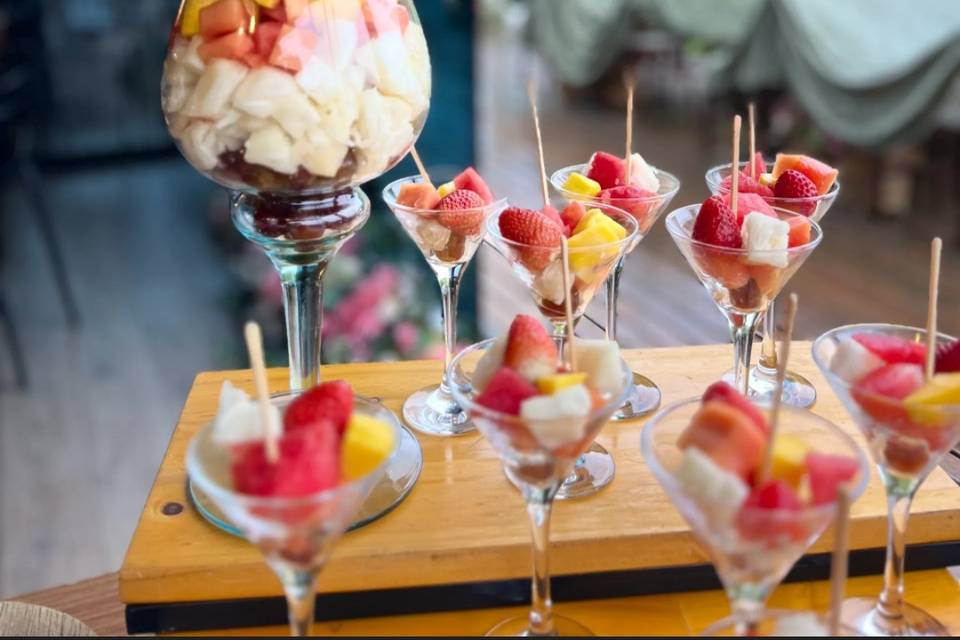 Recepção de frutas