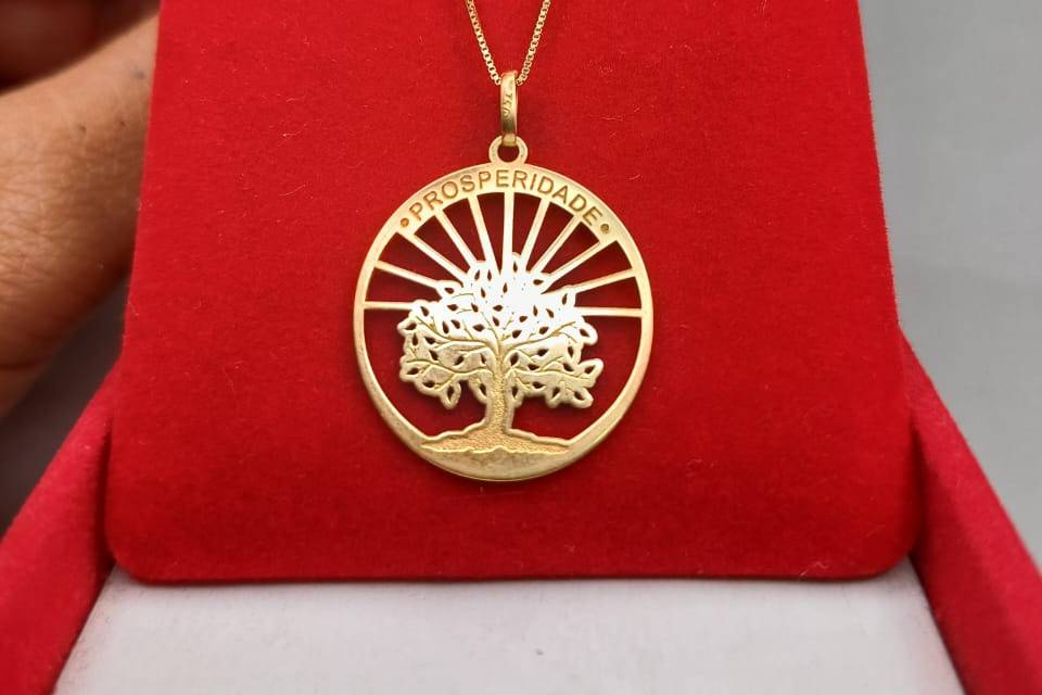Arvore da Vida em ouro 18k