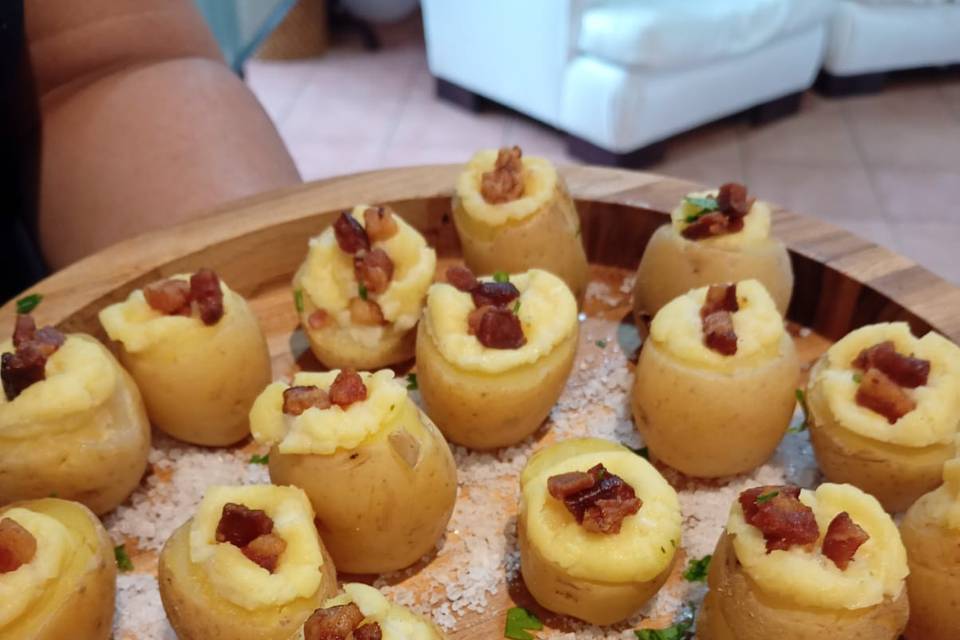 Mini batata baby recheada