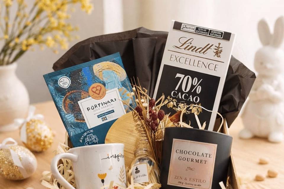 Cesta chocolate Conforto