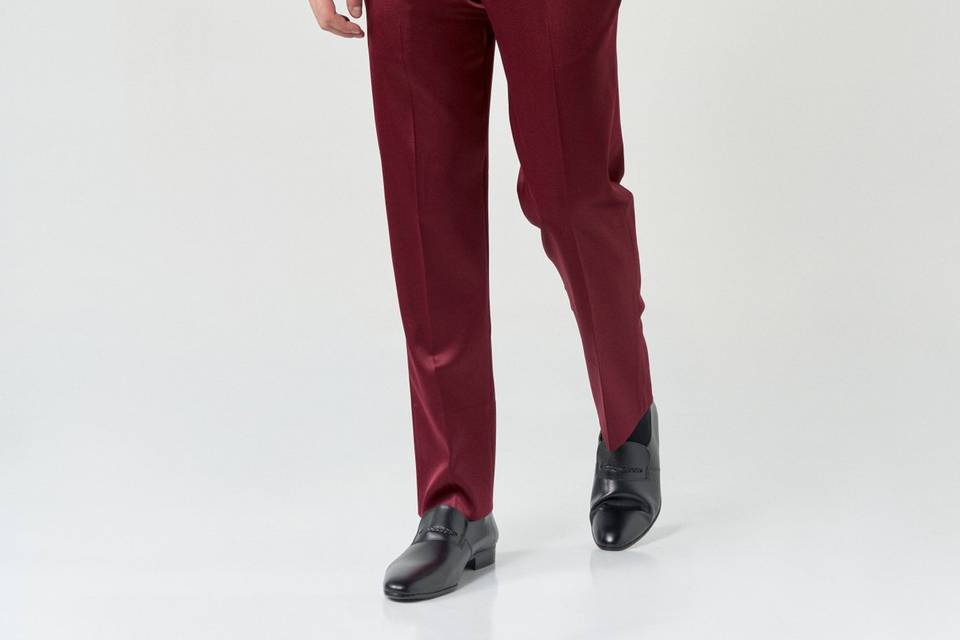 Smoking Slim fit Marsala