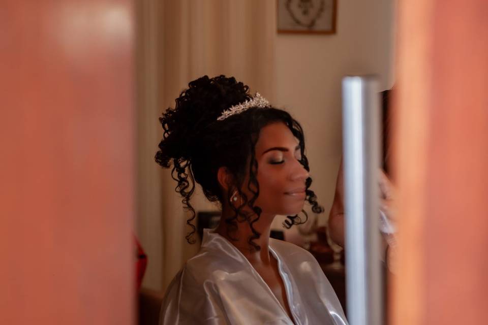 Noiva no making of