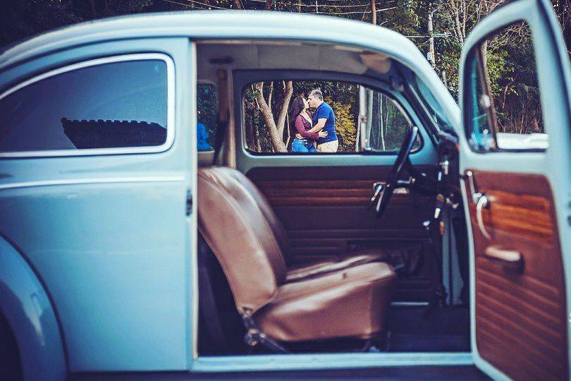 Fusca Wedd Vintage