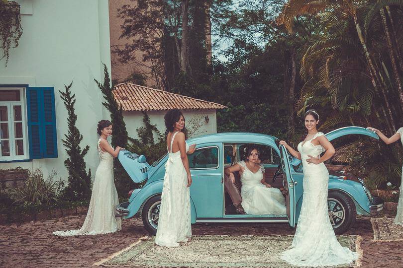 Fusca Wedd Vintage