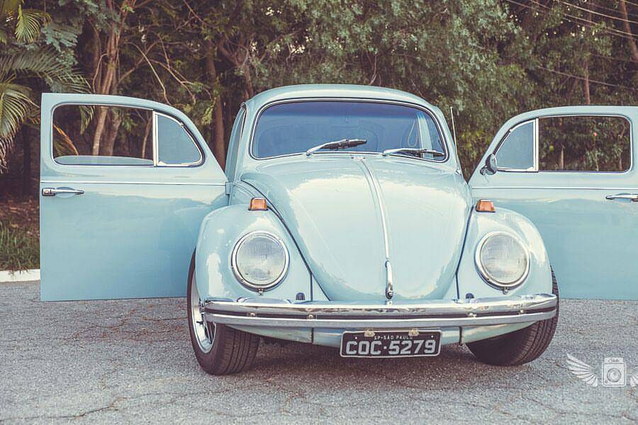 Fusca Wedd Vintage