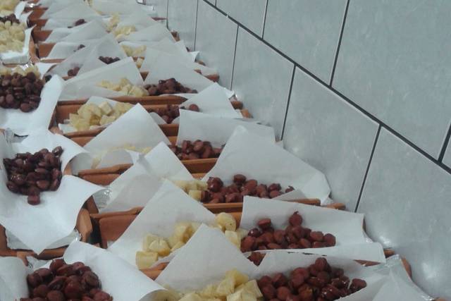Petiscos em telha