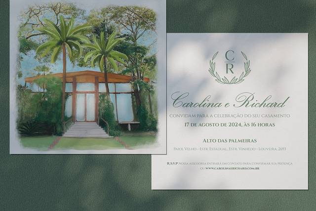 Convites Wedding C&R