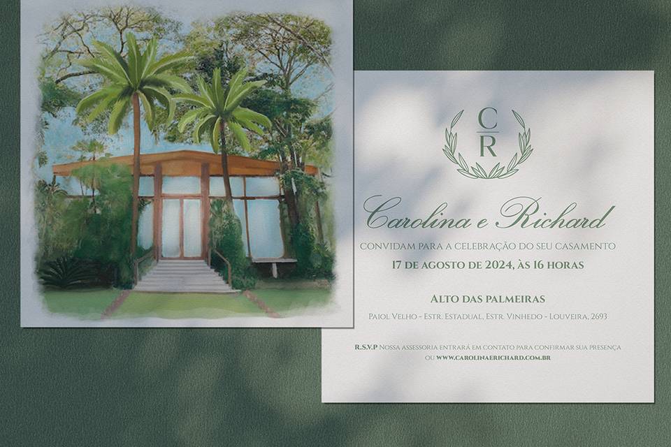 Convites Wedding C&R