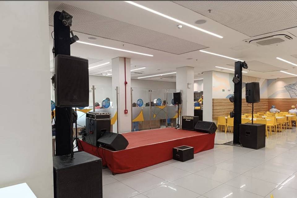 Palco e Sonorização p/ Bandas