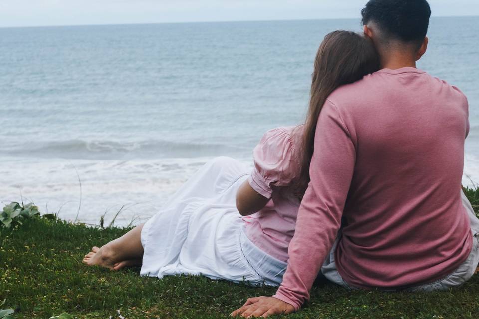 Ensaio fotográfico na praia