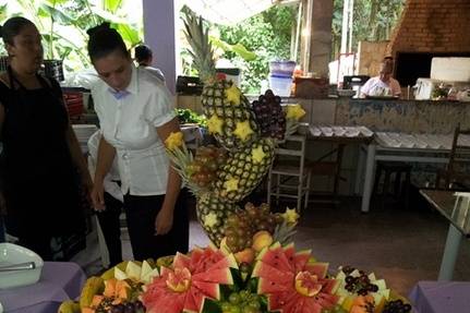 Decoração de frutas