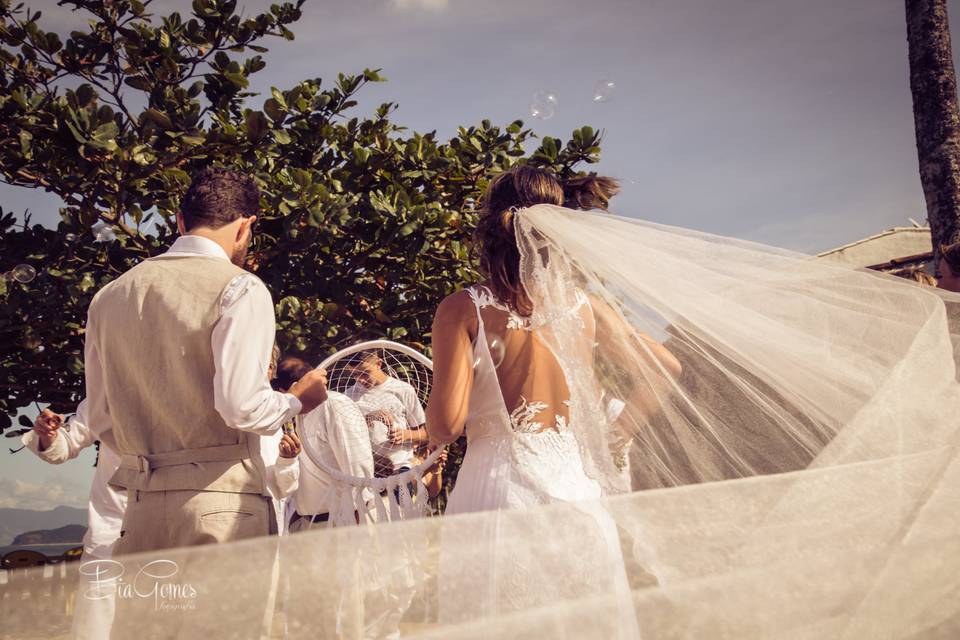 Casamento pé na areia