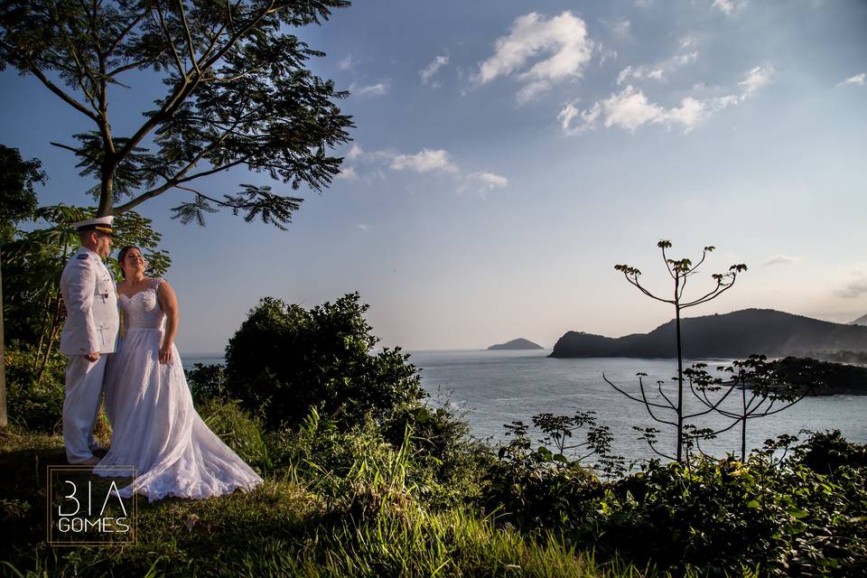 Casamento pé na areia