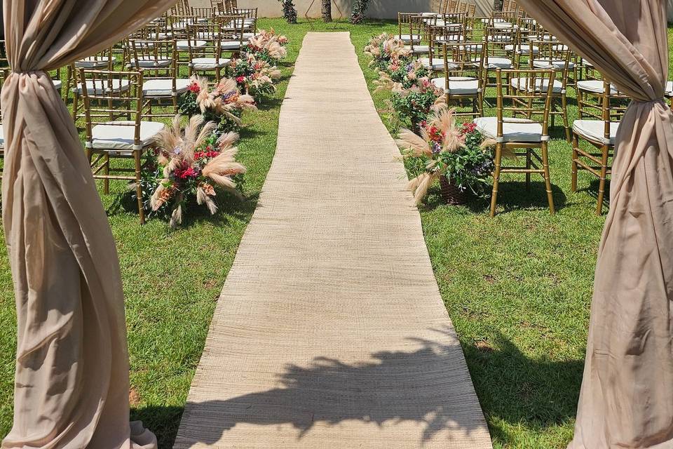 Cerimônia ao ar livre