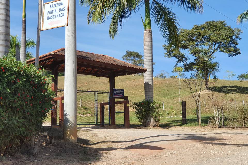 Entrada da fazenda