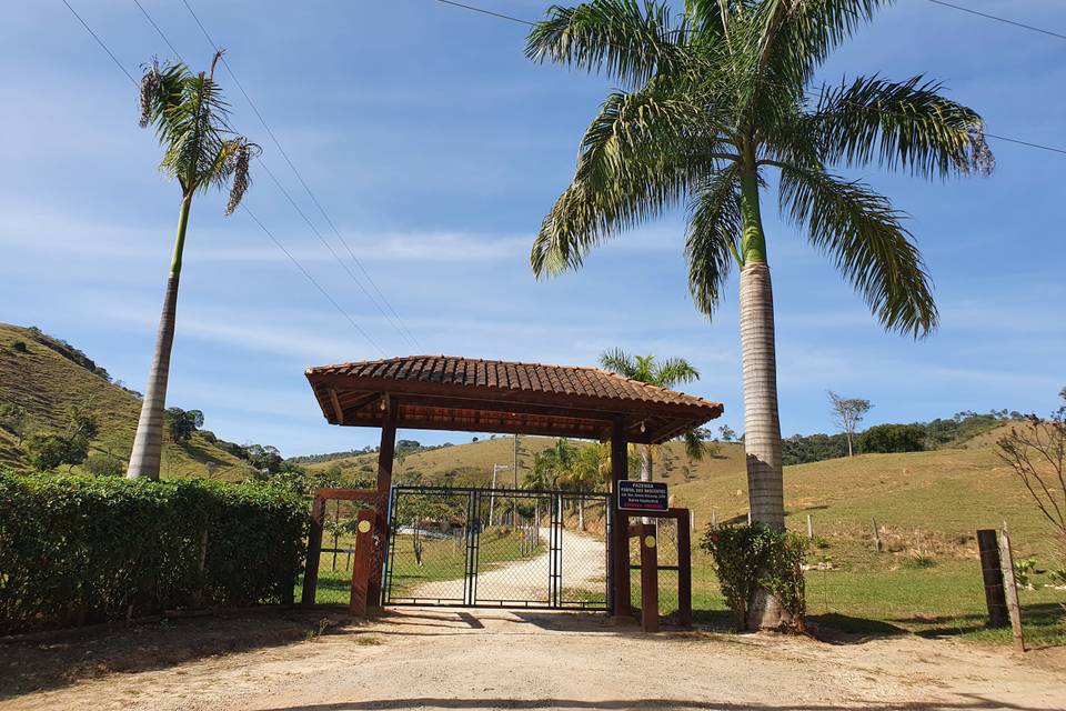 Entrada da fazenda