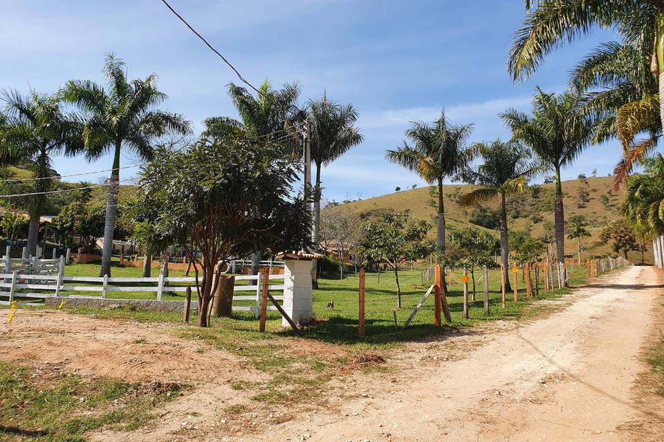 Paisagismo da fazenda