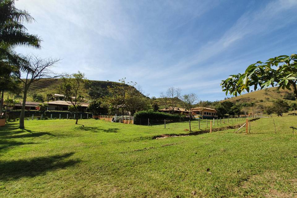 Paisagismo da fazenda