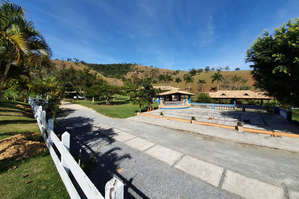 Paisagismo da fazenda