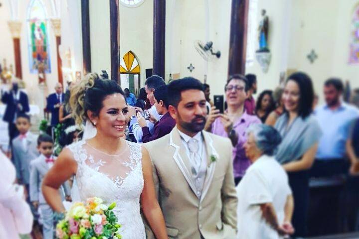 Camila e pai