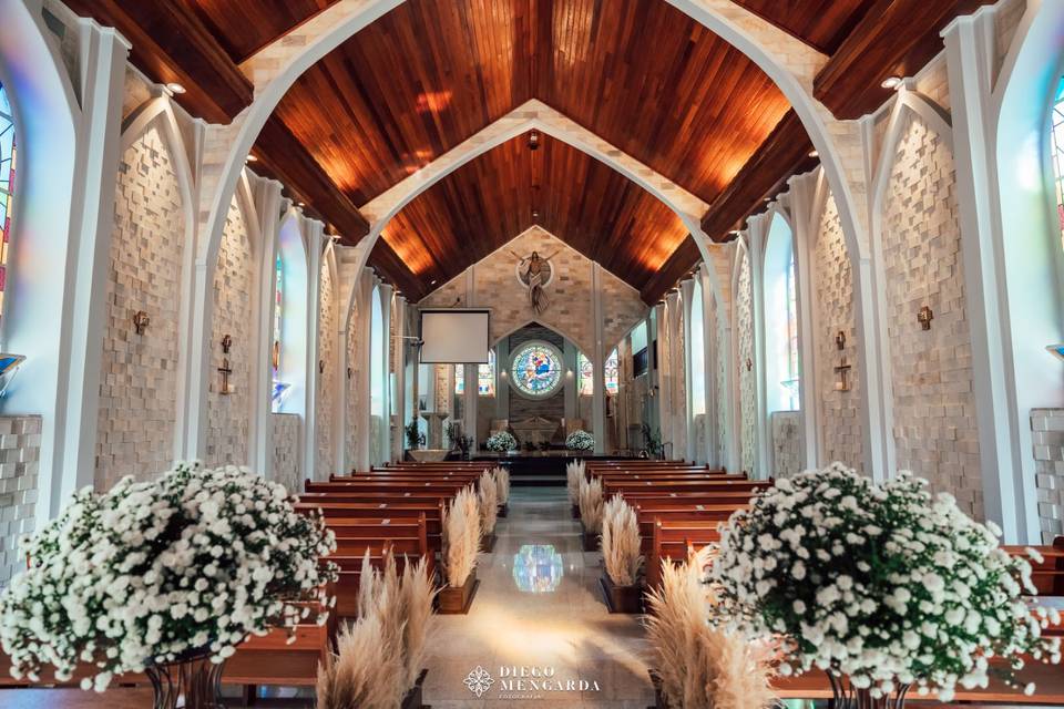 Decoração Rustica de igreja