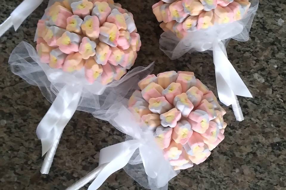 Buquê de marshmallow